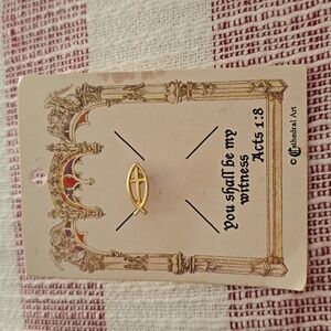 Cathedral Art Vintage Icthus Pin - NWOT